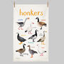 'Honkers' Illustrated Bird Tea Towel, thumbnail 3 of 5