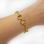 Horse Bit Snaffle Bracelet, In Sterling Silver, Silver Or Gold Plated, thumbnail 7 of 7