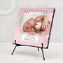 It’s A Girl New Baby Girl Premium Rock Photo Slate, thumbnail 1 of 6