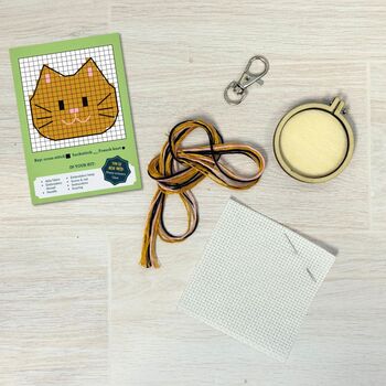 So Grateful Furr You Mini Matchbox Cross Stitch Kit, 5 of 12