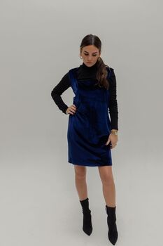 Dolly Oversized Smock Dress Velvet, 2 of 2