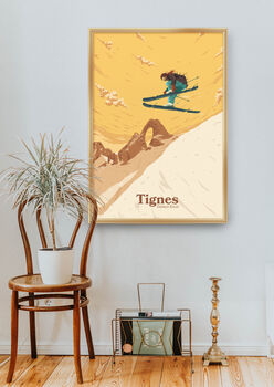 Tignes Ski Resort France Travel Poster Art Print, 5 of 8