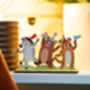 Personalised Party Animals Birthday Pop Out Card, thumbnail 5 of 5