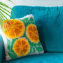 When Life Gives You Oranges Latch Hook Cushion Craft Kit, thumbnail 3 of 7