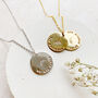 Family Personalised Hidden Message Disc Necklace, thumbnail 2 of 7