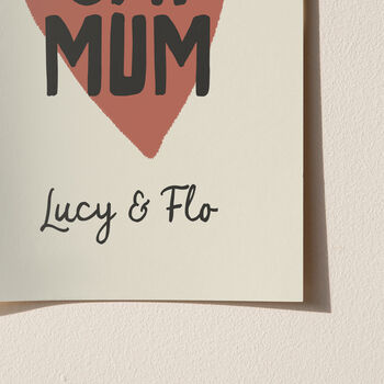 Personalised Cat Mum Print, 7 of 11