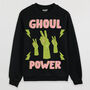 Ghoul Power Women's Halloween Slogan Sweatshirt, thumbnail 6 of 8