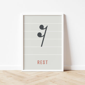 Note Rest Print | Semiquaver Note, 7 of 10