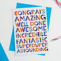 Congratulations For All Occasions Card, thumbnail 1 of 4