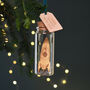 Personalised Space Rocket Hanging Christmas Bauble, thumbnail 6 of 8