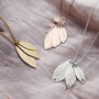 Personalised Family Leaf Necklace, thumbnail 1 of 9