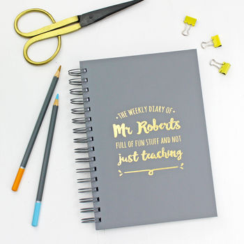 Personalised Any Date Teacher's Weekly Diary, 3 of 10