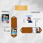 Personalised Metal Photo Keyring With Leather Case, thumbnail 11 of 11