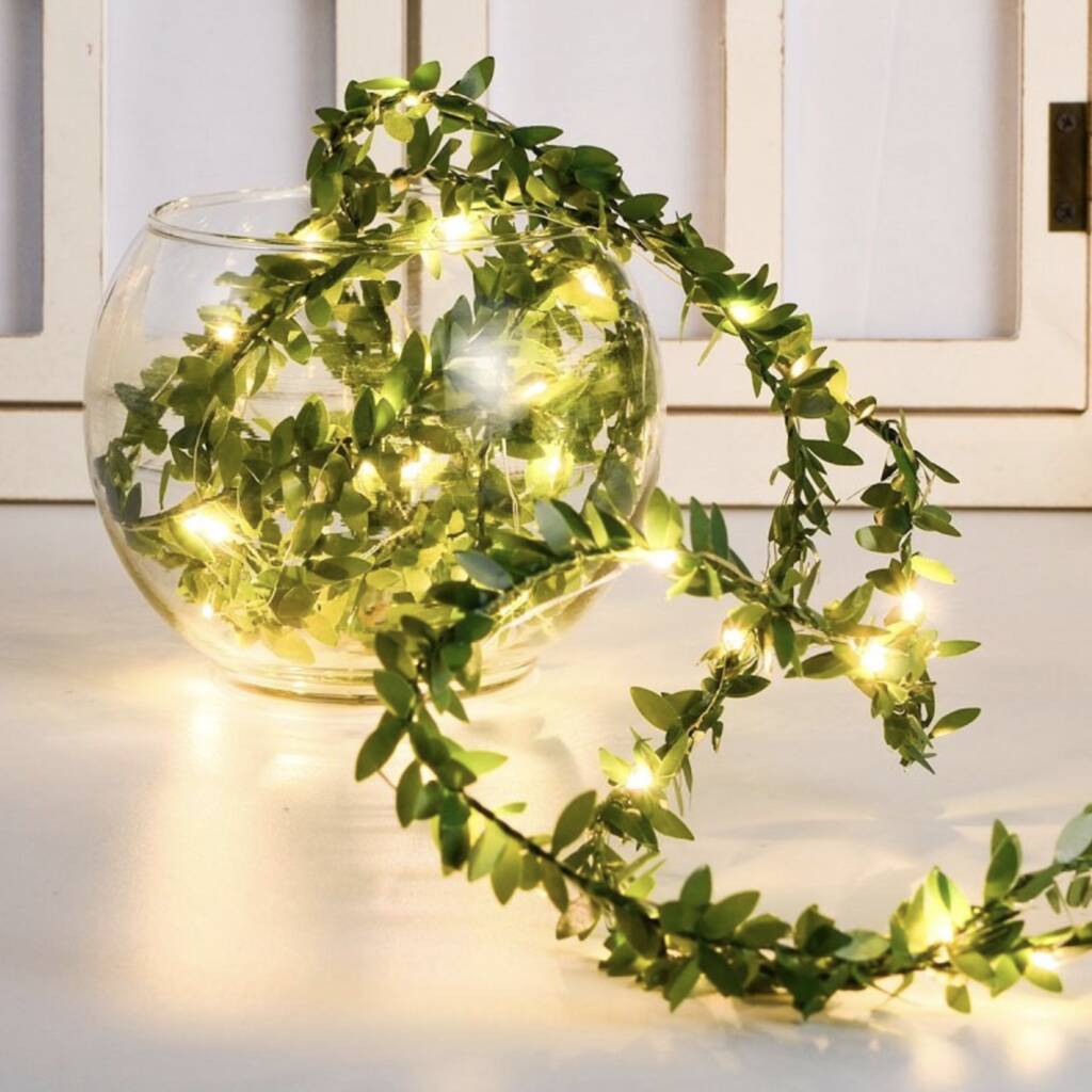 Small Leaf String Fairy Lights, 1 of 5