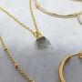18k Gold Vermeil Plated Natural Birthstone Necklace, thumbnail 10 of 12