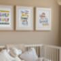 Nursery Print Set Of Three Super, Brave And Loved, thumbnail 5 of 5