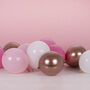 Blush And Rose Gold Party Balloon Pack, thumbnail 1 of 3