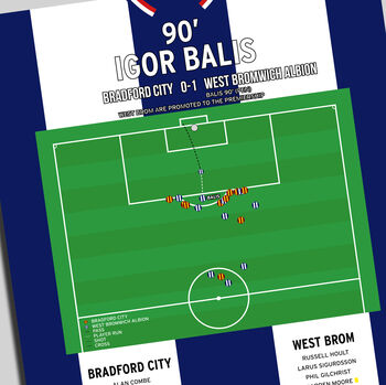 Igor Balis Goal Football League Division One 2002 West Brom Print, 2 of 2