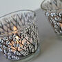 Snow Berry Painted Tea Light Holders, thumbnail 3 of 5