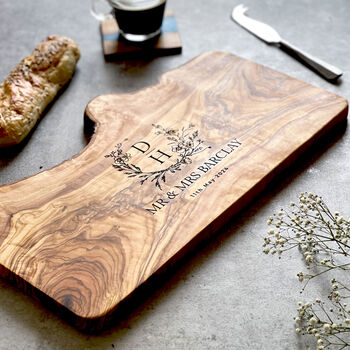 Personalised Wedding Gift Chopping Board, 2 of 7
