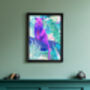 Pink Panther In The Neon Jungle Tropical Wall Art Print, thumbnail 5 of 6