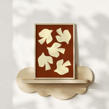 Dove Illustrated Nursery Print, 8 of 8