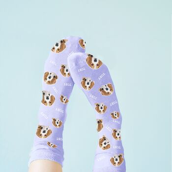 Personalised Pet Photo Socks, 7 of 12