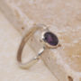 Amethyst Oval Ring, thumbnail 2 of 4