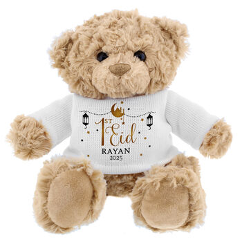 First Eid Baby Gifts Personalised Teddy Bear 1st Eid, 4 of 6