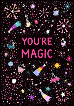 You Are Magic Valentine's Day Card, 2 of 3