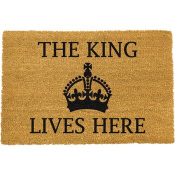 The Royal King Lives Here Doormat, 2 of 2