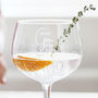 Personalised ‘More Gin’ Crystal Gin Goblet, thumbnail 2 of 5