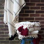 Personalised Handwoven Blanket, Gift For Her, thumbnail 4 of 8