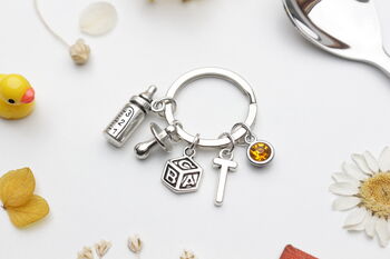 New Baby Keyring. Baby Shower Gift, 5 of 12