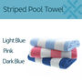 Personalised Embroidered Chlorine Resistant Pool Towel, thumbnail 5 of 12