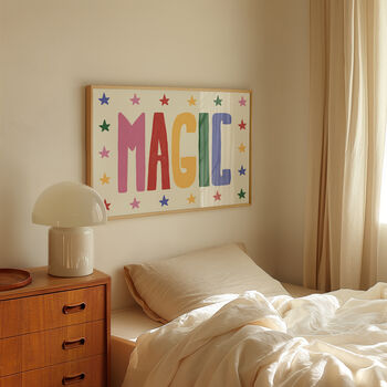 Magic Colourful Nursery Wall Art Print, 2 of 9