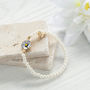 Pearl Bird Flower Bracelet, thumbnail 1 of 2