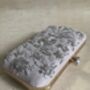 Light Pink Handcrafted Rectangular Clutch Bag, thumbnail 7 of 10