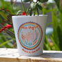 Rainbow Reef Personalised Teacher Plant Pot Gift, thumbnail 2 of 3