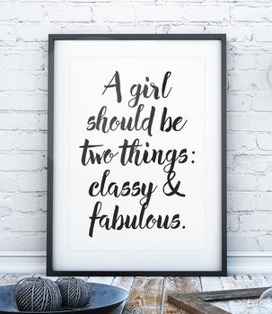 Personalised Handwritten Style Quote Print, 4 of 7