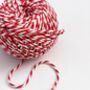 Red And Striped Kraft Wrapping Paper | 3m Roll, thumbnail 7 of 12