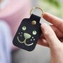 Dog Dad Leather Key Ring, thumbnail 2 of 6