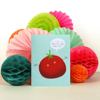 Mini Tomato Greetings Card, 3 of 4