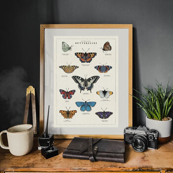 British Butterfly Art Poster, 8 of 10