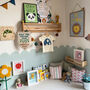 Wobbly Eyed Tiger Childrens Room Flag, thumbnail 4 of 4