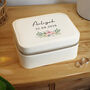 Personalised Wedding Travel Jewellery Box Gift For Bride, Bridesmaid And Mother Of The Bride, thumbnail 5 of 7
