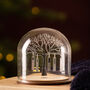 Silver Anniversary Family Tree Dome Decoration, thumbnail 8 of 9