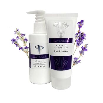 Lavender And Geranium Aromatherapy Hand Wash And Moisture Set, 3 of 3