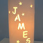 Personalised Rocket And Star Night Light, thumbnail 8 of 9