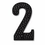 Decorative Brass Number Two Door Sign, thumbnail 1 of 7